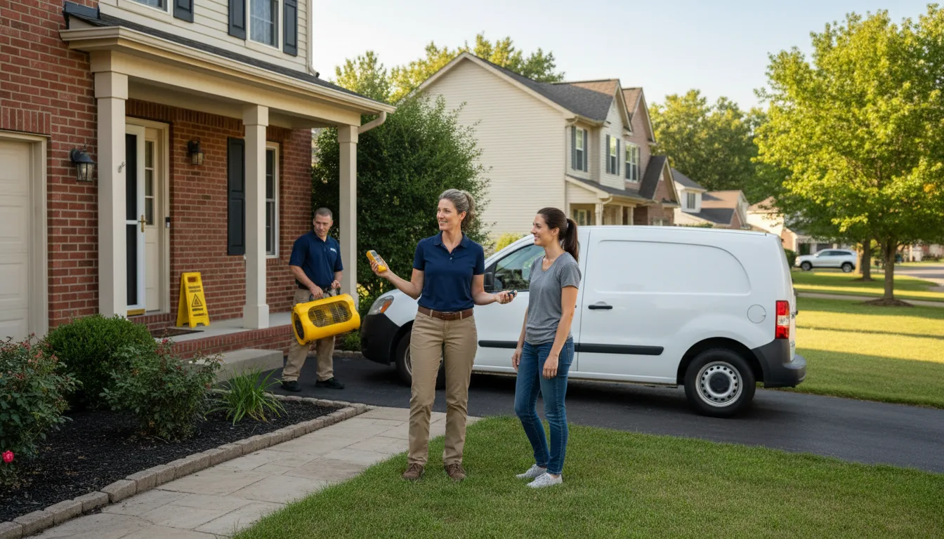 Residential water damage restoration in Sykeston, ND